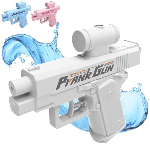 Prank Water Gun,Water Gun Prank Can Spray,Two-Way Waters Gun,Quirky & Fun Prank for School Office Trick (White) von Smilamo