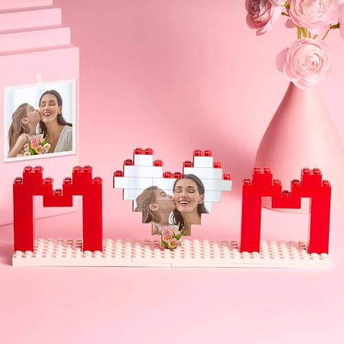 Personalisierte Bausteine mit Foto Puzzle Mama Bausteine Herz geformt mit Eigemen Bild Selbst Gestalten Romantische Dekoration für Mama Oma Nana Personalisierte Bausteine mit Foto Puzzle Mama Bausteine Herz geformt mit Eigemen Bild Selbst Gestalten Romantische Dekoration für Mama Oma Nana von Smile lab