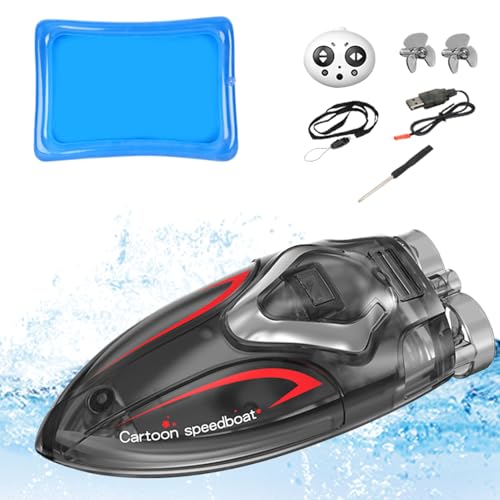 Smileshiney Ferngesteuertes Boot Für Kinder | Kleinkinder U-Boot Badespielzeug,Für Schwimmbecken, Seen Und Badewannen, Tragbares 2.4GHz Mini Speedboot Mit Stuntfunktionen Smileshiney Ferngesteuertes Boot Für Kinder | Kleinkinder U-Boot Badespielzeug,Für Schwimmbecken, Seen Und Badewannen, Tragbares 2.4GHz Mini Speedboot Mit Stuntfunktionen von Smileshiney