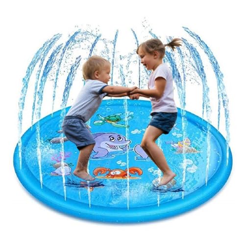 Wasserspielmatte Für Kinder - Outdoor Plantschbecken | rutschfeste Sprinkler Matte Für Interaktiven Spielspaß Im Freien Wasserspielmatte Für Kinder - Outdoor Plantschbecken | rutschfeste Sprinkler Matte Für Interaktiven Spielspaß Im Freien von Smileshiney