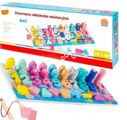 Smily Play - Steckpuzzle und Puzzle, Mehrfarbig (SP84019) von Smily Play