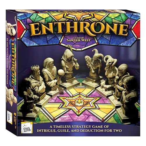 ENTHRONE – Abstraktes Abzugs-Strategiespiel für 2 Spieler von Smirk & Dagger | ab 10 Jahren | 20–30 Minuten Spielzeit ENTHRONE – Abstraktes Abzugs-Strategiespiel für 2 Spieler von Smirk & Dagger | ab 10 Jahren | 20–30 Minuten Spielzeit von Smirk & Dagger