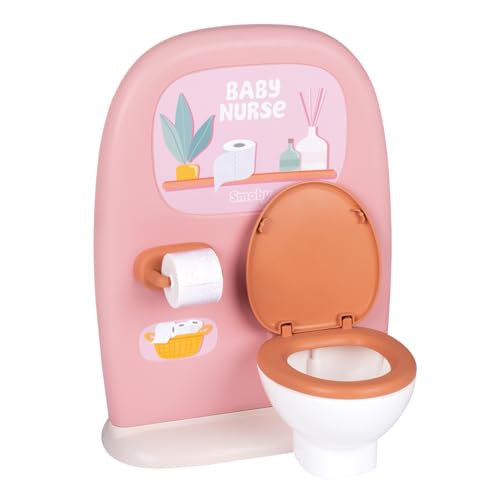 Smoby Baby Nurse – Toilette – viel Zubehör – Nachahmung Spielzeug – Lernbuch – Material recycelt – ab 3 Jahren – Französisches Produkt Smoby Baby Nurse – Toilette – viel Zubehör – Nachahmung Spielzeug – Lernbuch – Material recycelt – ab 3 Jahren – Französisches Produkt von Smoby Toys