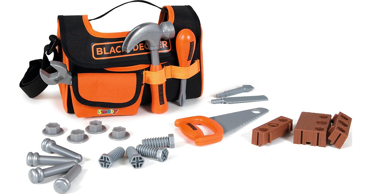 Black+Decker Werkzeugtasche weiß/beige von Smoby