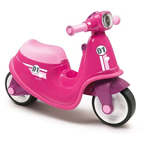 Smoby 721002 Roller-Träger, für Kinder ab 18 Monaten – leise Räder – Spielzeugkiste, Rosa, One size von Smoby