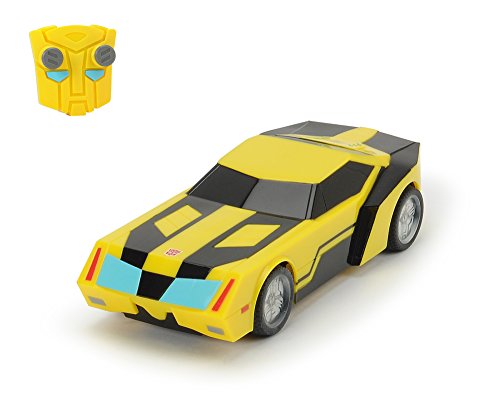 Dickie Toys 203114000 - RC Turbo Racer Bumblebee, funkferngesteuertes Transformers Fahrzeug, 18 cm von Smoby