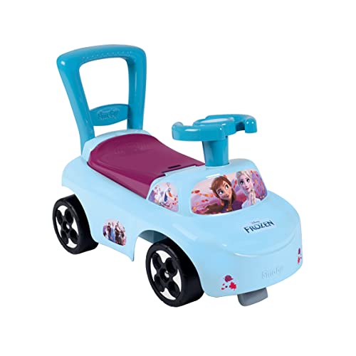 Smoby - Die Eiskönigin Auto - Rutscherfahrzeug - Kinderfahrzeug mit Staufach und Kippschutz, für drinnen und draußen, Frozen Design, für Kinder ab 10 Monaten von Smoby