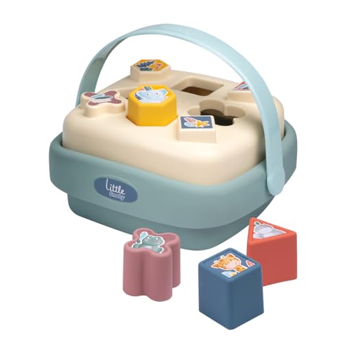 Little Smoby – Korb der Formen – Sortierer – Erkennung von Formen und Farben – Griff inklusive – ab 12 Monaten – Französisches Produkt von Smoby