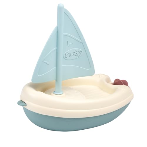 Little Smoby – Segelboot – Badespielzeug – Rad mit Schaufel – fördert die Geschicklichkeit – ab 12 Monaten von Smoby