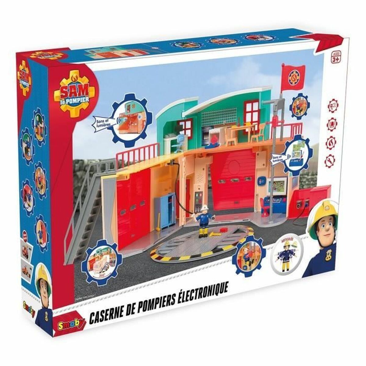 Playset Smoby Caserne de Pompiers Électronique von Smoby