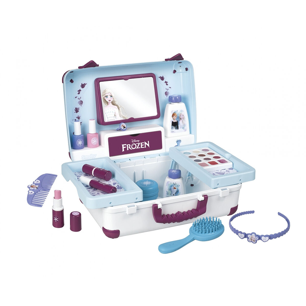 Schminkset für Kinder Smoby FROZEN BEAUTY SUITCASE Bunt von Smoby