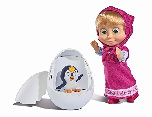 Simba 109301003 - Mascha und der Bär Pinguin im Ei, Puppe, 12 cm Simba 109301003 - Mascha und der Bär Pinguin im Ei, Puppe, 12 cm von Smoby
