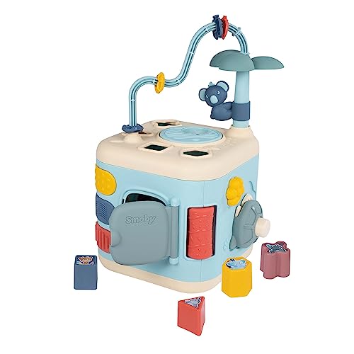 Smoby Little - Motorikwürfel ab 1 Jahr - Activity Würfel mit 5 Seiten und über 13 Aktivitäten zur Förderung der Motorik, Spielzeug für Kinder ab 12 Monate Smoby Little - Motorikwürfel ab 1 Jahr - Activity Würfel mit 5 Seiten und über 13 Aktivitäten zur Förderung der Motorik, Spielzeug für Kinder ab 12 Monate von Smoby
