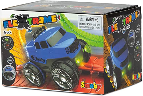 Smoby – FleXtreme SUV blau – zusätzliches Auto für Flextreme Starter-Set, Rennbahn für Autos, für Kinder ab 4 Jahren, flexible Strecke mit Looping von Smoby