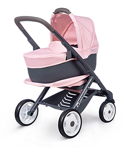 Smoby - Komfort Baby - Kinderwagen + Landau 3 in 1 - für Pottons & Puppen - Silent Räder und Multidirektional - Korb von von Smoby