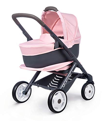 Smoby – Maxi Cosi 3in1 Multifunktions-Puppenwagen Rosa - für Puppen bis 42 cm – wandelbarer Puppenwagen für unterschiedliche bedürfnisse im Quinny-Design, für Kinder ab 3 Jahren Smoby – Maxi Cosi 3in1 Multifunktions-Puppenwagen Rosa - für Puppen bis 42 cm – wandelbarer Puppenwagen für unterschiedliche bedürfnisse im Quinny-Design, für Kinder ab 3 Jahren von Smoby