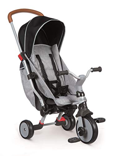 Smoby – 2in1 Dreirad Robin – faltbarer Kinderwagen und Dreirad, leicht verstaubar, mit Überdachung, Sicherheitsgurt, für Kinder ab 6 Monaten Smoby – 2in1 Dreirad Robin – faltbarer Kinderwagen und Dreirad, leicht verstaubar, mit Überdachung, Sicherheitsgurt, für Kinder ab 6 Monaten von Smoby