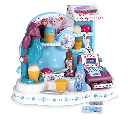 Smoby – Frozen - Die Eiskönigin – EIS-Shop mit Registrierkasse inkl. 22 Zubehörteile und 1 Olaf-Figur – für Kinder ab 3 Jahren Smoby – Frozen - Die Eiskönigin – EIS-Shop mit Registrierkasse inkl. 22 Zubehörteile und 1 Olaf-Figur – für Kinder ab 3 Jahren von Smoby