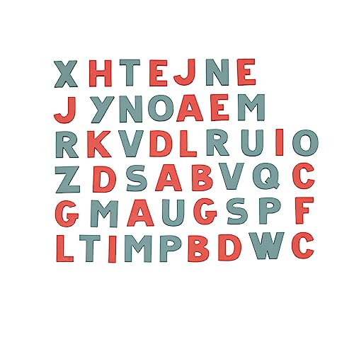 Smoby - 48 Magnetbuchstaben - Großbuchstaben zur Nutzung Tafeln, bestehend aus Roten und Türkisen Buchstaben, für Kinder ab 3 Jahren Smoby - 48 Magnetbuchstaben - Großbuchstaben zur Nutzung Tafeln, bestehend aus Roten und Türkisen Buchstaben, für Kinder ab 3 Jahren von Smoby