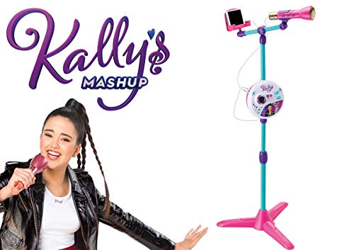 Smoby - Kally's Mashup – Standmikrofon – höhenverstellbar – 4 Lieder + 4 Melodien – Bunte Lichter – 520124 von Smoby