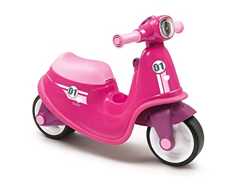 Smoby 721002 Roller-Träger, für Kinder ab 18 Monaten – leise Räder – Spielzeugkiste, Rosa, One size von Smoby