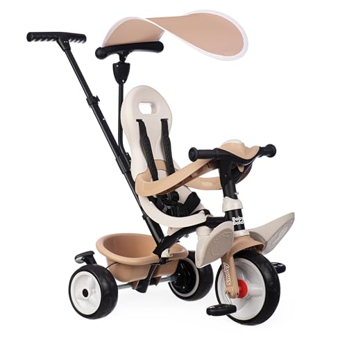 Smoby - Baby Balade 3-in-1 Beige - Mitwachsendes Kinderdreirad mit Schubstange, Sitz mit Sicherheitsgurt, Metallrahmen, Pedal-Freilauf, für Kinder ab 10 Monaten Smoby - Baby Balade 3-in-1 Beige - Mitwachsendes Kinderdreirad mit Schubstange, Sitz mit Sicherheitsgurt, Metallrahmen, Pedal-Freilauf, für Kinder ab 10 Monaten von Smoby