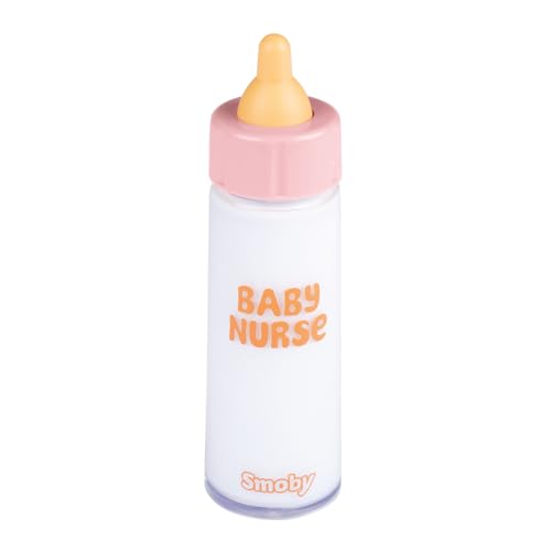 Smoby - Baby Nurse Magisches Fläschchen - Puppenflasche mit magischem Milcheffekt, verschwindender Inhalt - Rollenspiel & Puppenzubehör, für Kinder ab 12 Monaten von Smoby