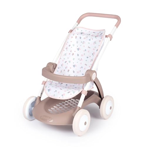 Smoby - Baby Nurse Puppenwagen - trendiger Puppenwagen für dein Püppchen bis 42 cm, mit waschbarem Stoffbezug, Metallrahmen und Sonnenschutz, für Kinder ab 18 Monaten Smoby - Baby Nurse Puppenwagen - trendiger Puppenwagen für dein Püppchen bis 42 cm, mit waschbarem Stoffbezug, Metallrahmen und Sonnenschutz, für Kinder ab 18 Monaten von Smoby