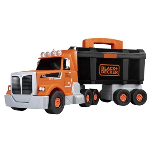 Smoby - Black+Decker - Bricolo LKW - Zubehör inklusive - Anhänger - Tragegriff - Krankonstruktion - ab 3 Jahren Smoby - Black+Decker - Bricolo LKW - Zubehör inklusive - Anhänger - Tragegriff - Krankonstruktion - ab 3 Jahren von Smoby