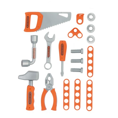 Smoby - Black+Decker - 6-teiliges Werkzeugset für Kinder + 12 Zubehörteile - Ab 3 Jahre - 360934 Smoby - Black+Decker - 6-teiliges Werkzeugset für Kinder + 12 Zubehörteile - Ab 3 Jahre - 360934 von Smoby