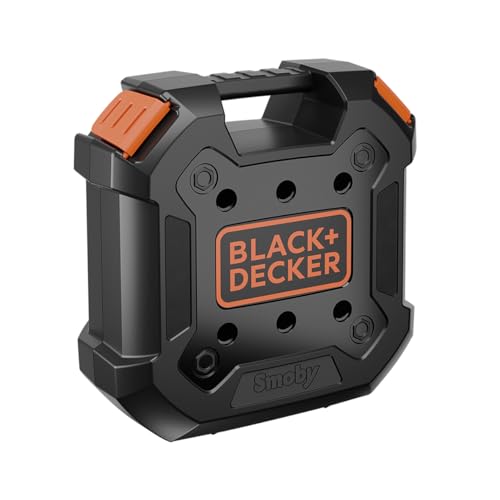 Smoby - Black + Decker – Koffer Bricolo – Spielzeug Nachahmung – 35 Zubehörteile – praktisch zu transportieren – ab 3 Jahren – Französisches Produkt Smoby - Black + Decker – Koffer Bricolo – Spielzeug Nachahmung – 35 Zubehörteile – praktisch zu transportieren – ab 3 Jahren – Französisches Produkt von Smoby