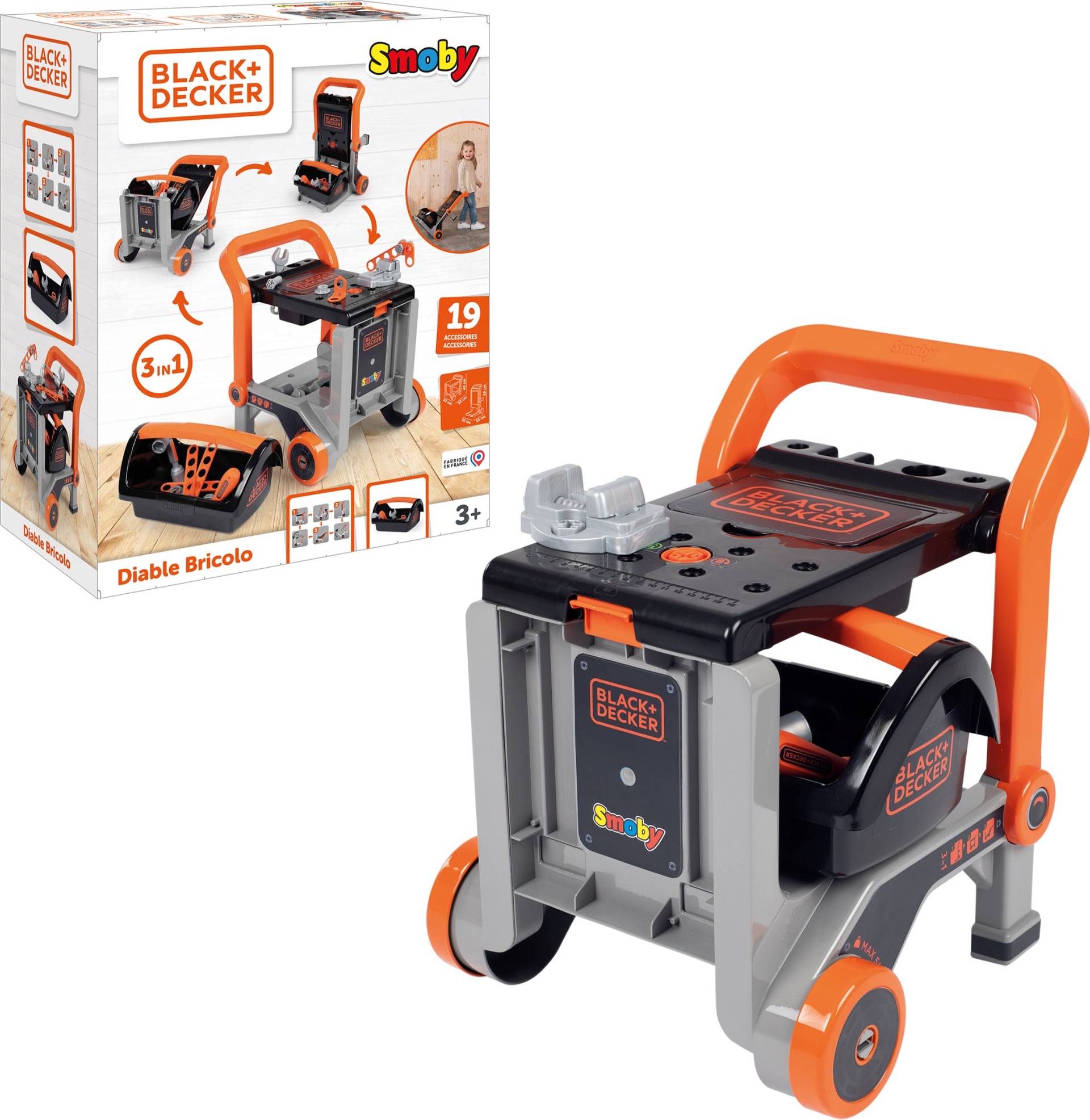 Smoby Black & Decker Bricolo Devil Workmate Werkbank Smoby Black & Decker Bricolo Devil Workmate Werkbank von Smoby