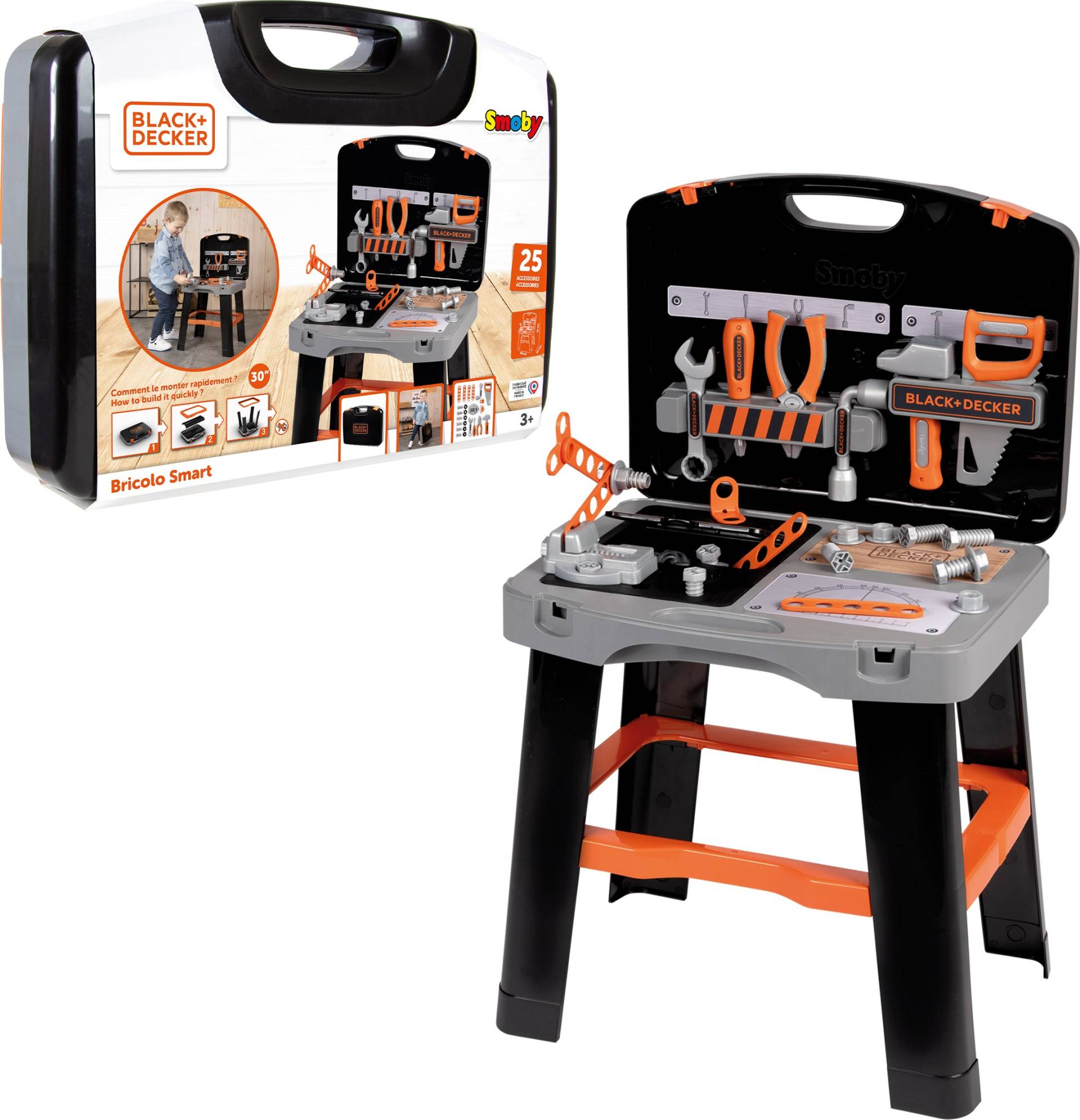 Smoby Black + Decker Bricolo Smart Werkbank Smoby Black + Decker Bricolo Smart Werkbank von Smoby