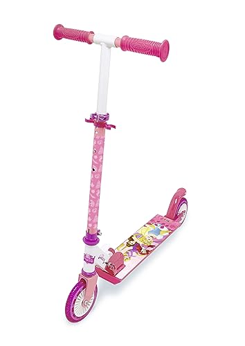 Smoby - Disney Princess - 2-rädriger Roller für Kinder - Klappbar - Höhenverstellbarer Lenker - Lautlose Rollen und Bremse Smoby - Disney Princess - 2-rädriger Roller für Kinder - Klappbar - Höhenverstellbarer Lenker - Lautlose Rollen und Bremse von Smoby