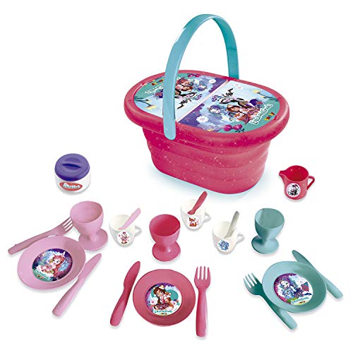 Smoby Enchantimals Picknickkorb für Kinder dunkelviolett/rosa von Smoby