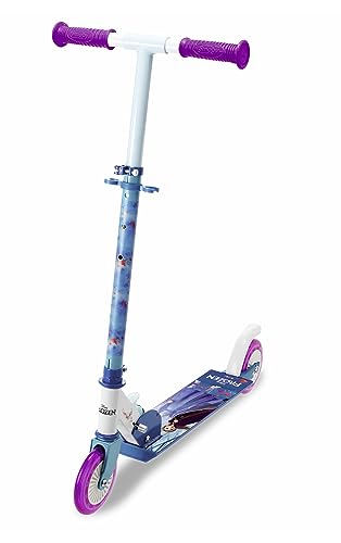 Smoby - Frozen - 2-rädriger Roller für Kinder - Klappbar - Höhenverstellbarer Lenker - Lautlose Rollen und Bremse Smoby - Frozen - 2-rädriger Roller für Kinder - Klappbar - Höhenverstellbarer Lenker - Lautlose Rollen und Bremse von Smoby