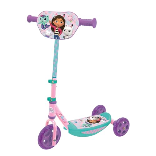 Smoby - Gabby´s Dollhouse - Roller 3 Räder - Kinderroller - Lautlose Räder - 750912 von Smoby