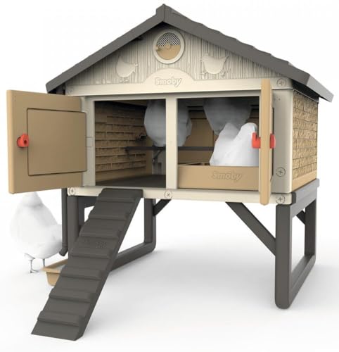 Smoby Hühnerstall Spielhaus - beige 890100 Smoby Hühnerstall Spielhaus - beige 890100 von Smoby