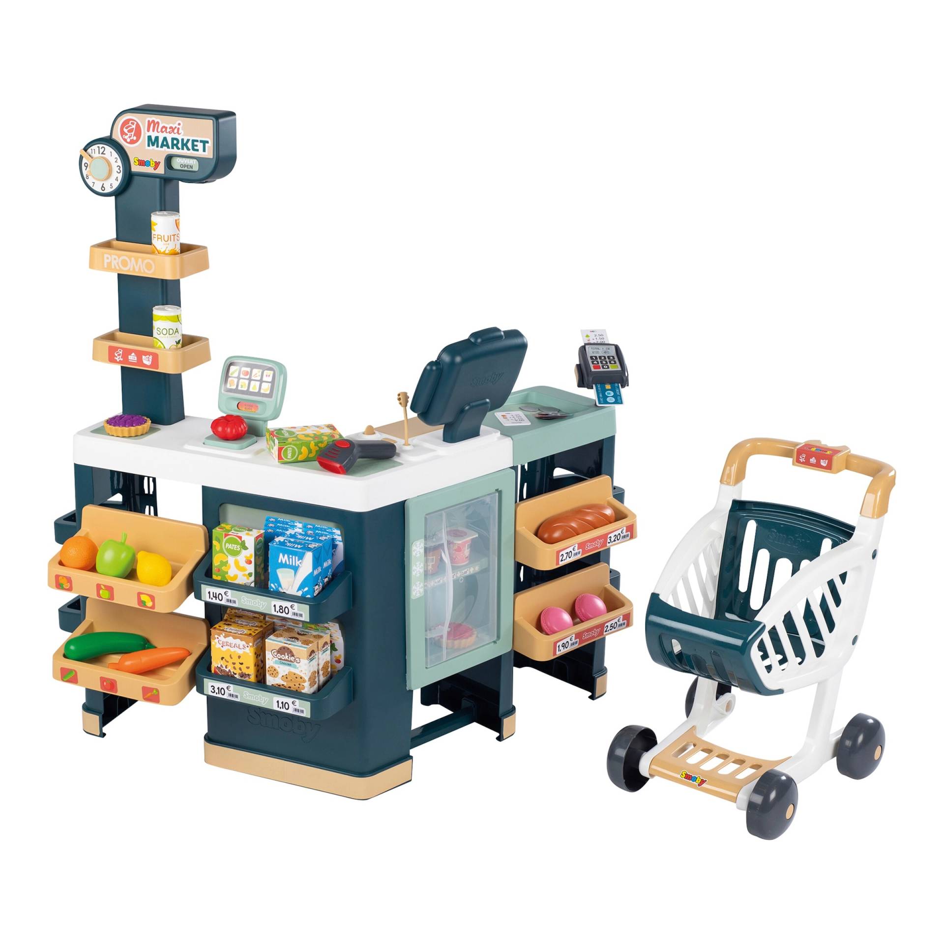 Smoby Kaufladen Maxi-Supermarkt mit Einkaufswagen von Smoby