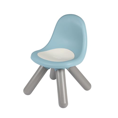 Smoby - Kid Stuhl Baby Blue – Design Kinderstuhl für Kinder ab 18 Monaten, für Innen und Außen, Kunststoff, ideal für Garten, Terrasse, Kinderzimmer von Smoby