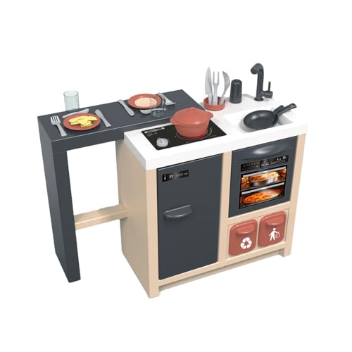 Smoby - Küche Insel – Modernes Design – 360°-Spielfläche – traditionelle Funktionen – 23 Zubehörteile – recyceltes Material – ab 3 Jahren Smoby - Küche Insel – Modernes Design – 360°-Spielfläche – traditionelle Funktionen – 23 Zubehörteile – recyceltes Material – ab 3 Jahren von Smoby
