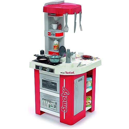Smoby - Küche Studio Bubble Red,7600311055, 3 Jahre, 26 Zubehörteile, Wasserblasen-Effekt, rot, Made in France Smoby - Küche Studio Bubble Red,7600311055, 3 Jahre, 26 Zubehörteile, Wasserblasen-Effekt, rot, Made in France von Smoby