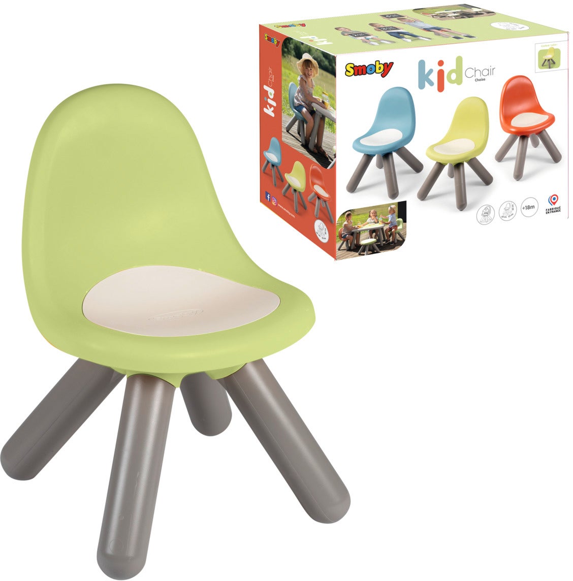 Smoby Life Kid Stuhl, Grün Smoby Life Kid Stuhl, Grün von Smoby