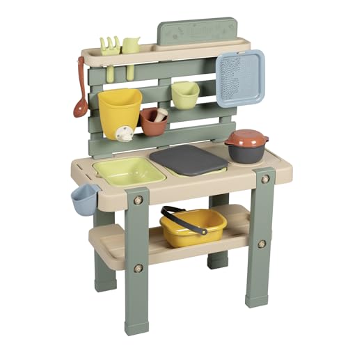 Smoby Life - Matschküche für Kinder - Outdoor-Spielküche mit Zubehör - 90% Recyclinganteil, UV-beständig - Ab 3 Jahre Smoby Life - Matschküche für Kinder - Outdoor-Spielküche mit Zubehör - 90% Recyclinganteil, UV-beständig - Ab 3 Jahre von Smoby