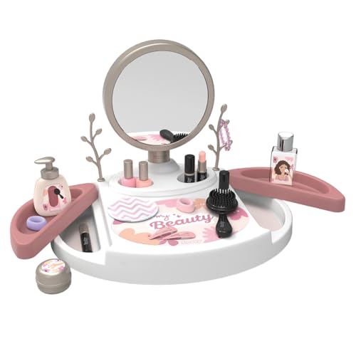 Smoby - My Beauty Studio – Frisur, Nagelkunst, Make-up, Attrappe – Abnehmbarer Spiegel – drehbare Schubladen – 15 Zubehörteile – Material recycelt – ab 3 Jahren Smoby - My Beauty Studio – Frisur, Nagelkunst, Make-up, Attrappe – Abnehmbarer Spiegel – drehbare Schubladen – 15 Zubehörteile – Material recycelt – ab 3 Jahren von Smoby