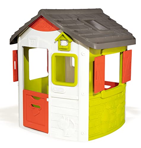 Smoby – Neo Jura Lodge - Spielhaus für Kinder für drinnen und draußen, mit Fenstern, Türen, Vogelhaus, erweiterbar durch Zubehör, für Jungen und Mädchen ab 2 Jahren Smoby – Neo Jura Lodge - Spielhaus für Kinder für drinnen und draußen, mit Fenstern, Türen, Vogelhaus, erweiterbar durch Zubehör, für Jungen und Mädchen ab 2 Jahren von Smoby