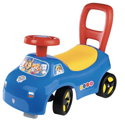 Smoby Paw Patrol Rutscher – wendiges Kinderfahrzeug mit Hupenlenkrad – Rückenstütze, Staufach, Kippschutz – für Kinder ab 10 Monaten Smoby Paw Patrol Rutscher – wendiges Kinderfahrzeug mit Hupenlenkrad – Rückenstütze, Staufach, Kippschutz – für Kinder ab 10 Monaten von Smoby