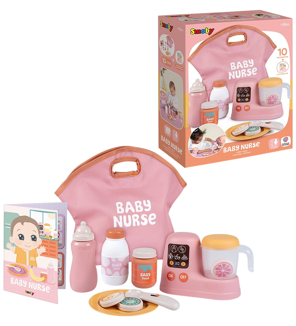 Smoby Puppenzubehör - 10 Teile - Geschirr-Set - Smoby - One Size - Puppenzubehör von Smoby