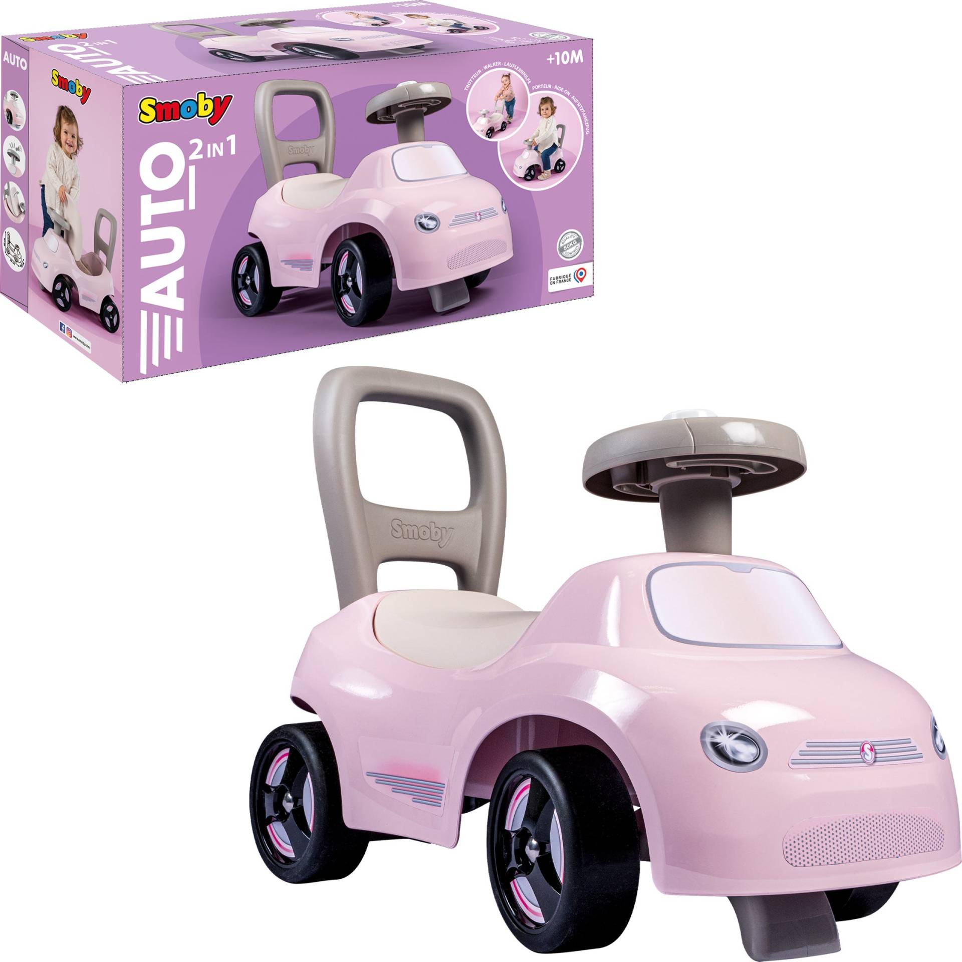 Smoby Rutschauto, Rosa Smoby Rutschauto, Rosa von Smoby