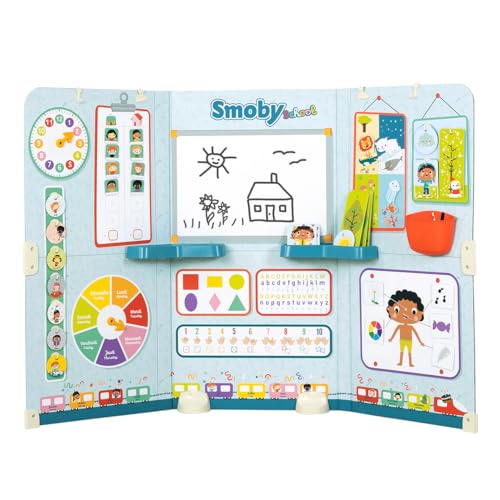 Smoby - Schule – Klassenzimmer – Groß-/Lehrerin – Triptychon – viel Zubehör – ab 3 Jahren von Smoby